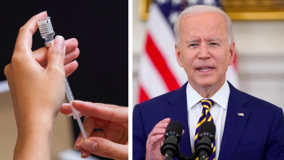 Joe Biden varnar för deltavirusvarianten.
